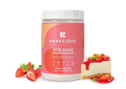 Keto Shake Strawberry Cheesecake